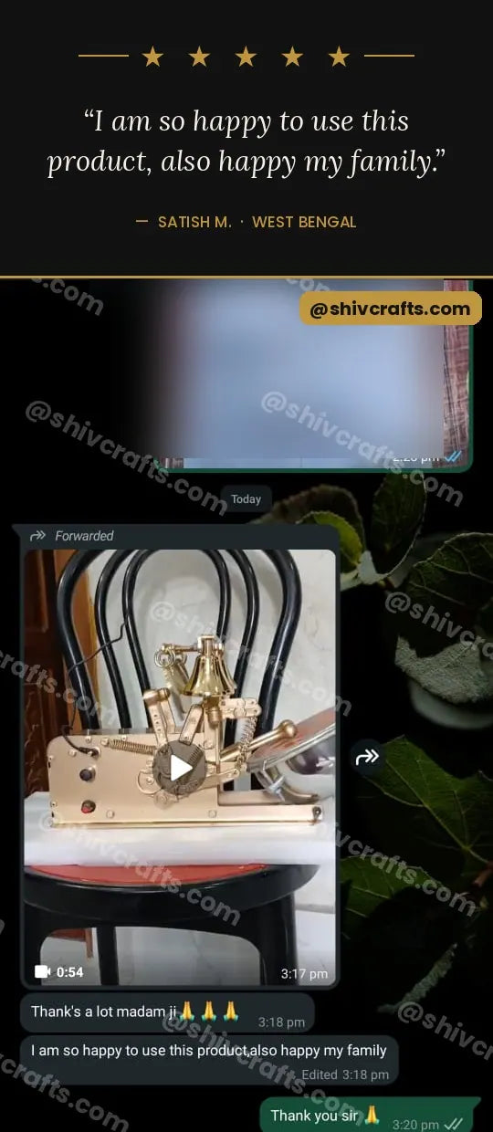 Satish M., West Bengal - "I am so happy to use this product, also happy my family."