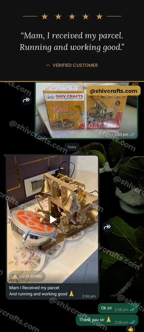 Verified customer - "Mam, I received my parcel. Running and working good."