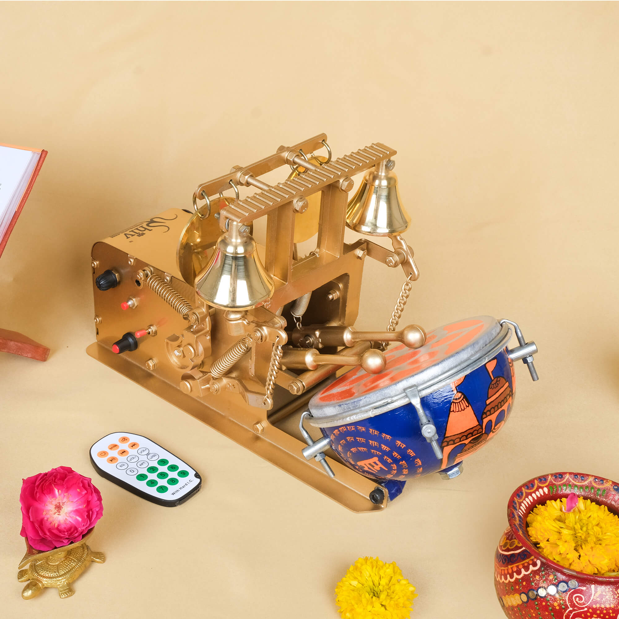 Hand Painted Ram Mandir - All in One