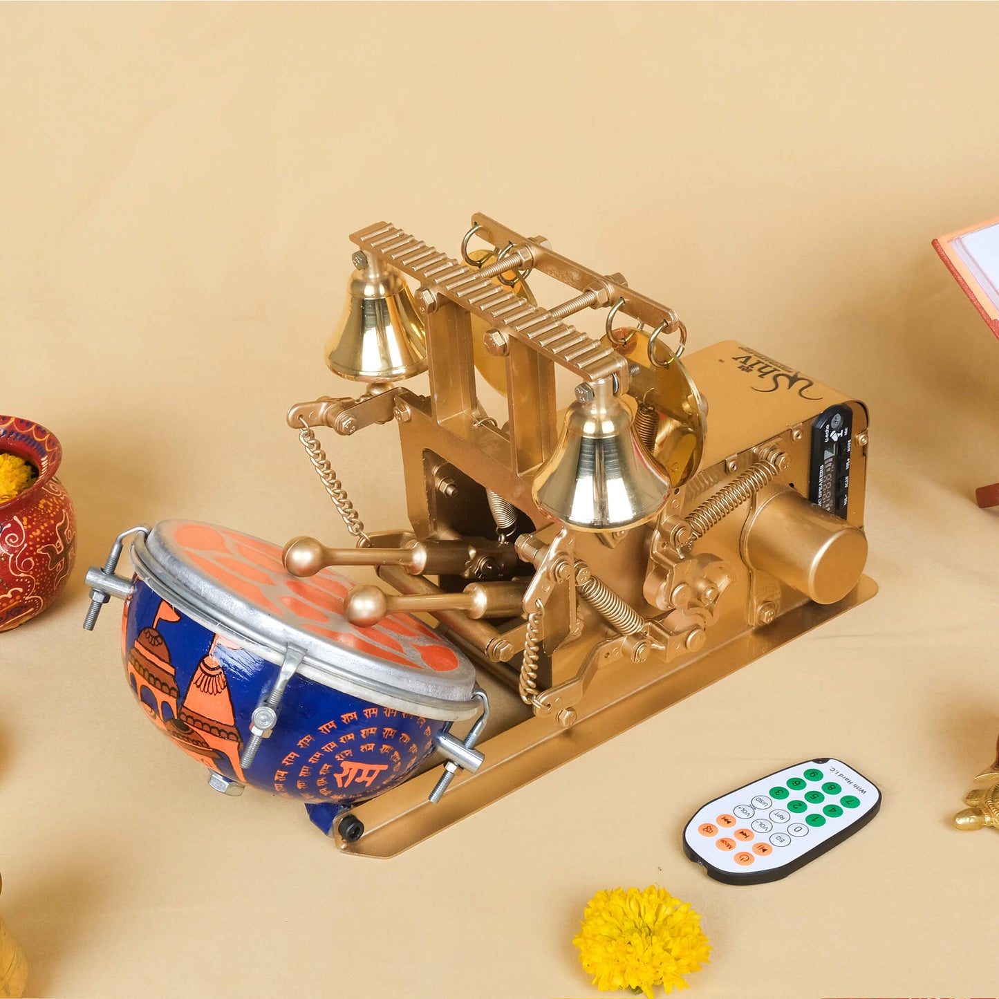 Hand Painted Ram Mandir - All in One