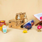 Hand Painted Ram Mandir - All in One
