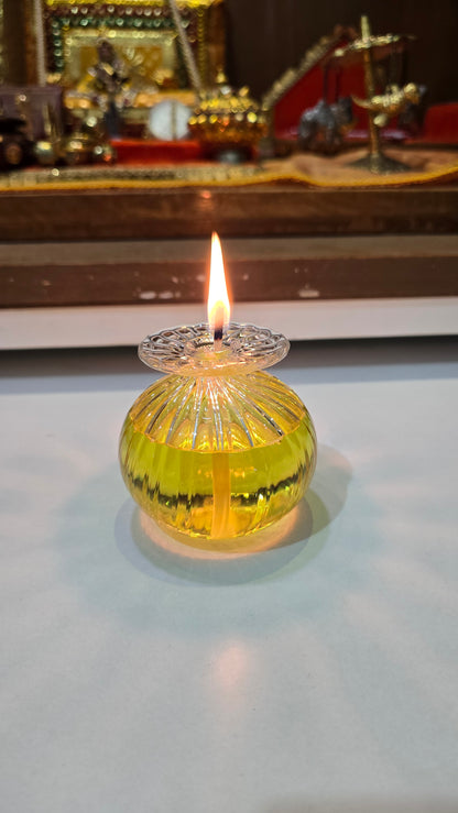 Premium Glass Modak Diya