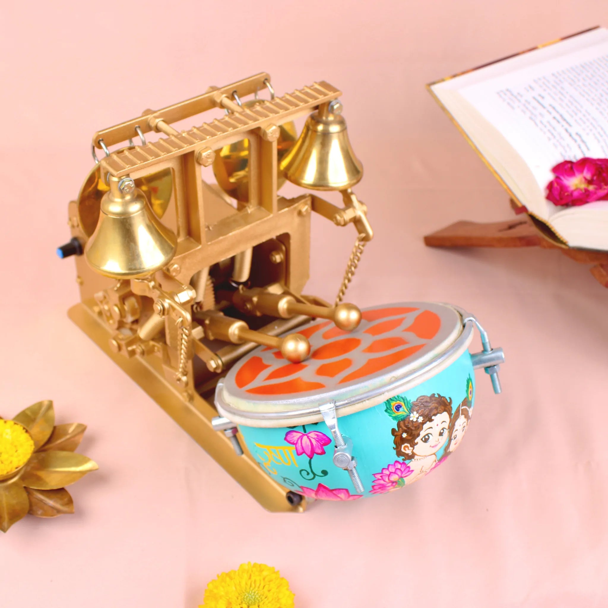 Hand Painted Radhe Krishna - Simple — view 3