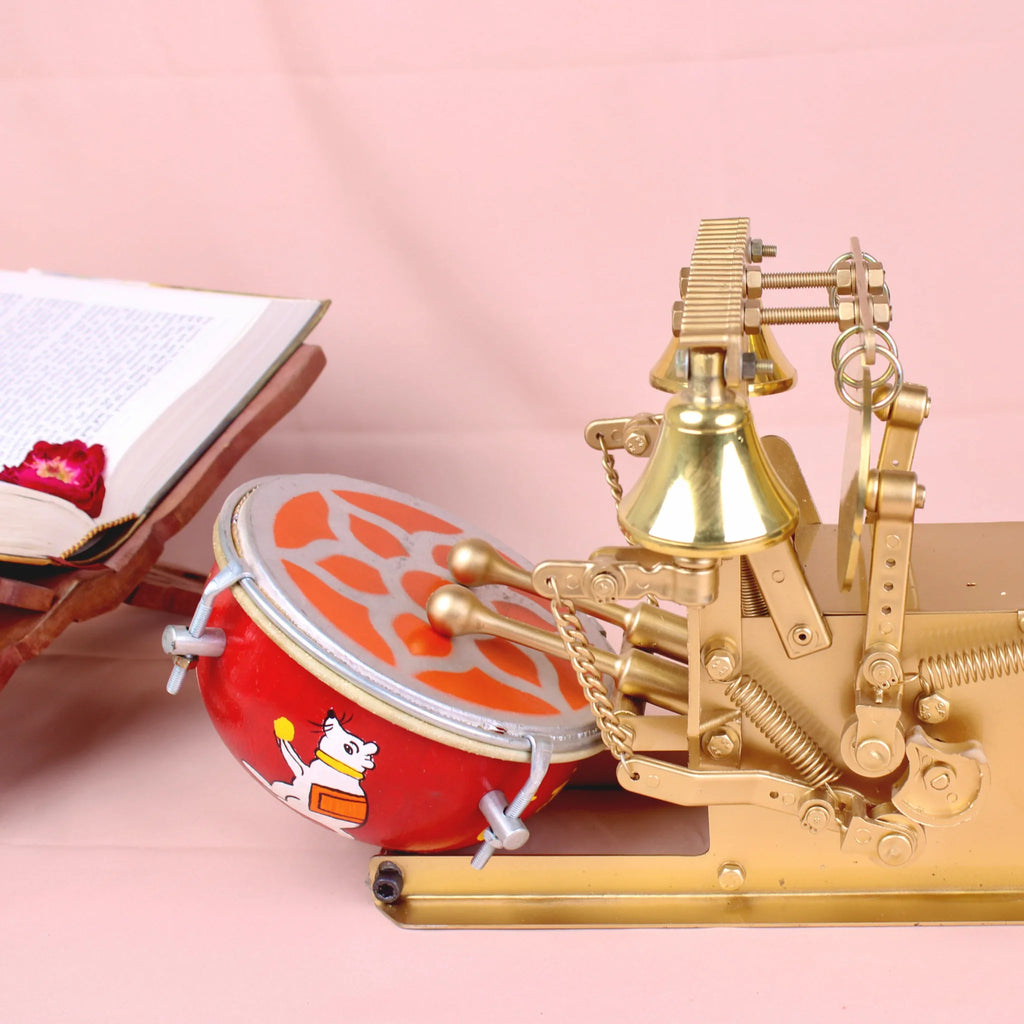 Hand Painted Ganesha - Shankh + Mayur Naad — view 3