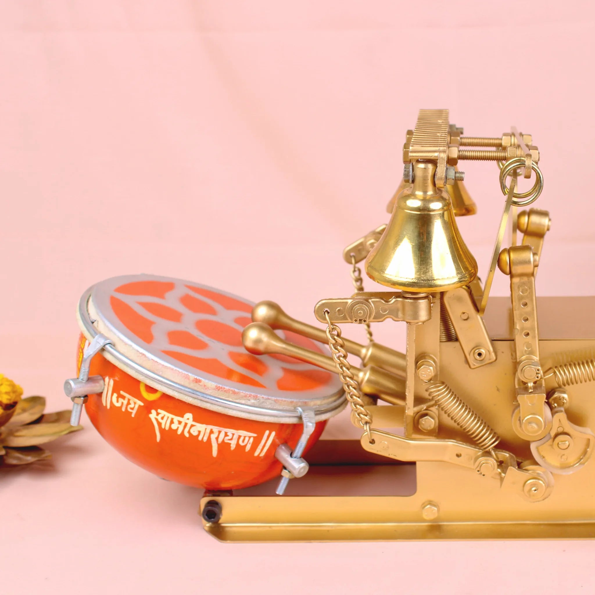 Hand Painted Swaminarayan - Shankh + Mayur Naad — view 4