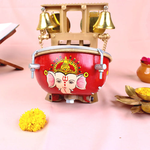 Hand Painted Ganesha - Mantra — view 1