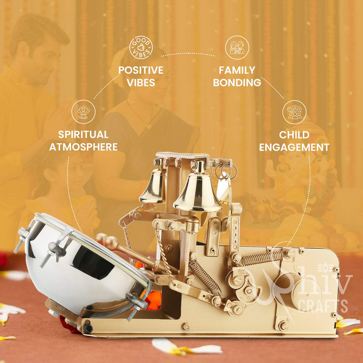 Aarti Machines, Aarti Jalar Machine, Mini Aarti Machine, Electric Jalar Machine, Shankh Naad, Shankh & Mayur Naad