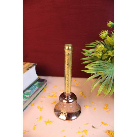 Premium Brass Bell BBM03 - Engraved Gold