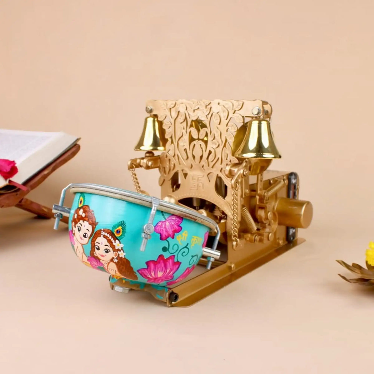 Hand Painted Radhe Krishna - All in One