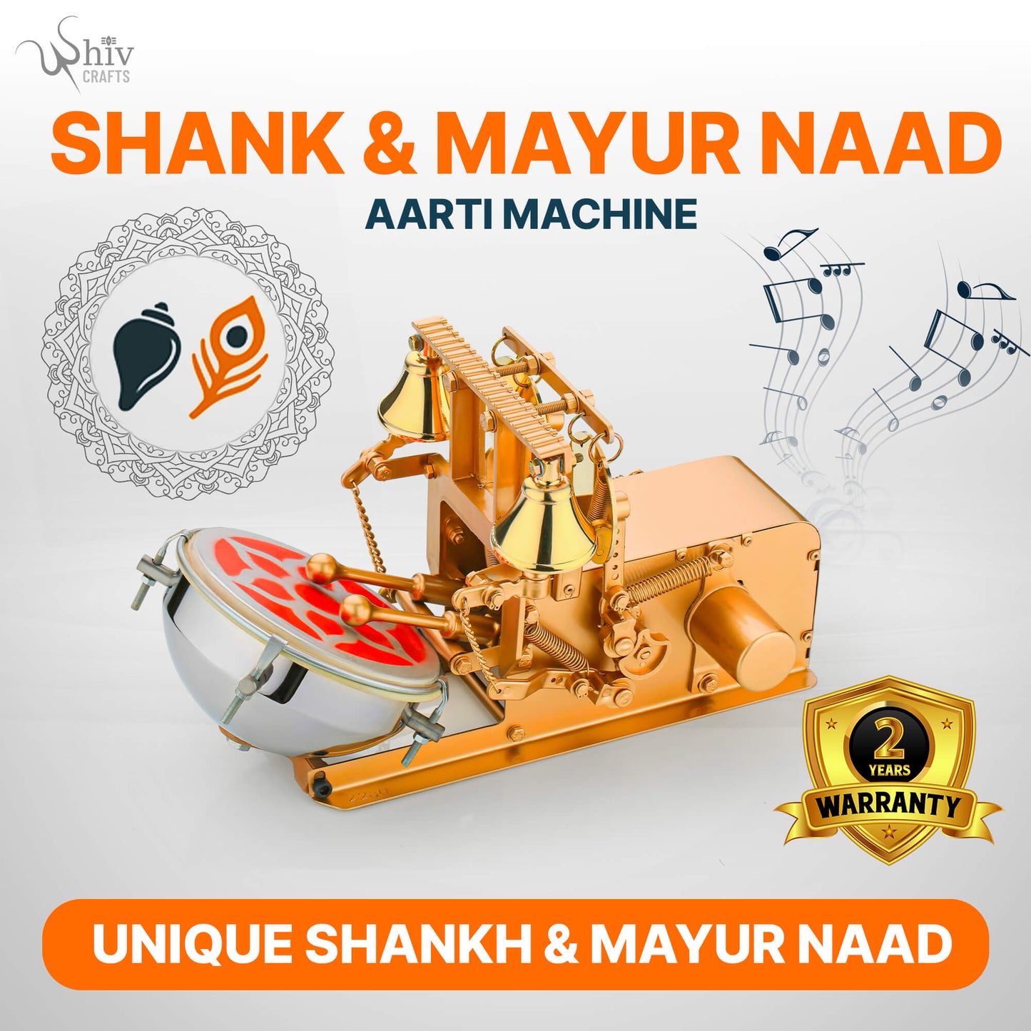 Aarti Machines, Aarti Jalar Machine, Mini Aarti Machine, Electric Jalar Machine, Shankh Naad, Shankh & Mayur Naad