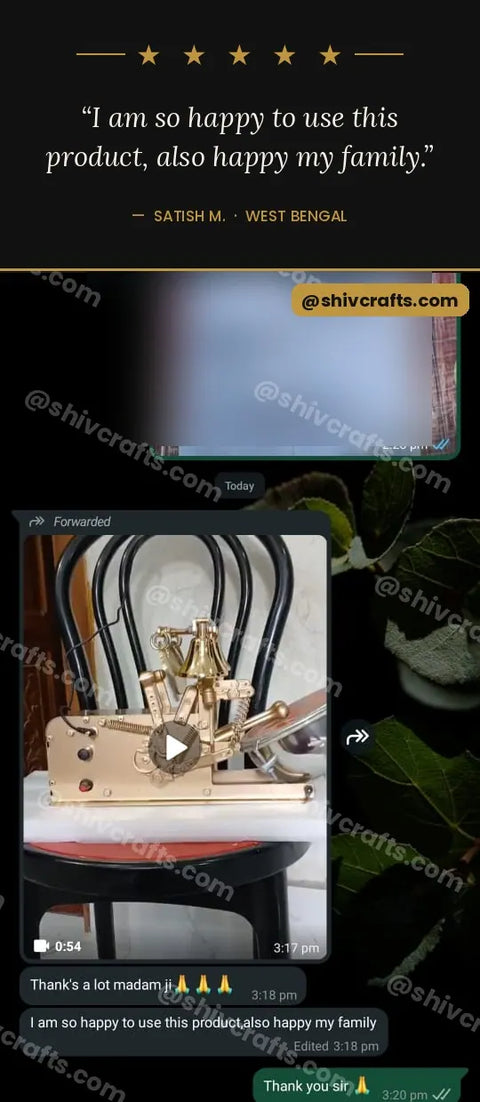 Satish M., West Bengal - "I am so happy to use this product, also happy my family."